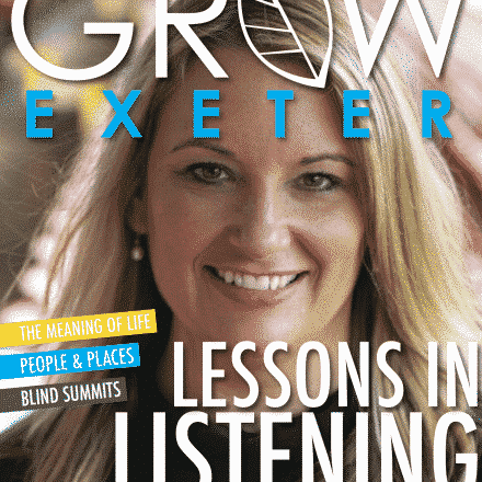 Grow Magazine Front Page, Exeter, News, Catherine Hill
