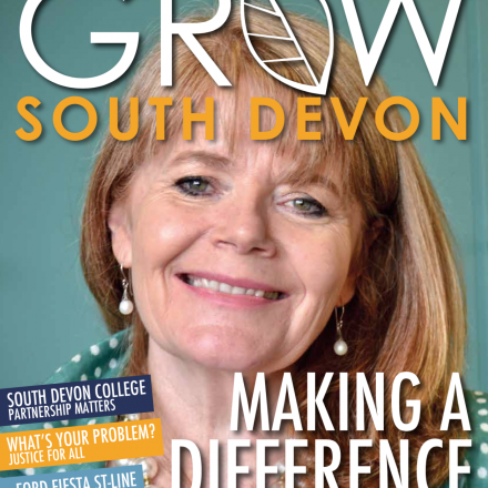 Woman green south devon grow ginger hair suit spotty