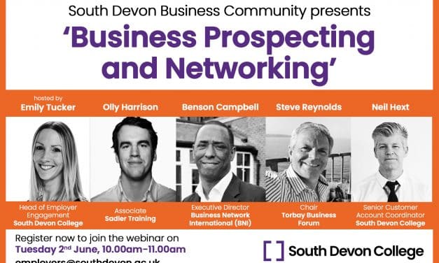 South Devon College Webinar To Help Improve Your Business Networking