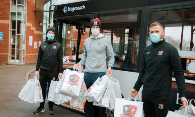 Exeter City Players Collect For Children In Hospital