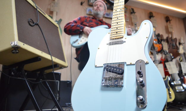 Devon based used guitar shop, launches Crowdfunder to build repurposed guitars.